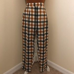 Plaid pants